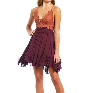 Free People Adella Slip Dress